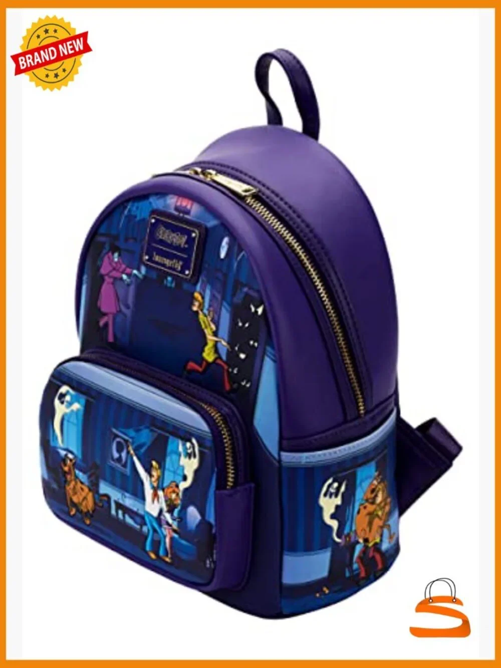 Scooby Doo Mini Backpack with Glow Details